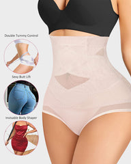 Ultra High Waist Tummy Control Mesh Shaping Panty