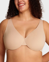 Underwire Adjustable Deep V-neck Bra