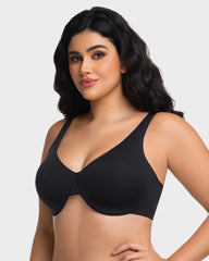 Underwire Adjustable Deep V-neck Bra