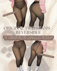 One-Seam Waist-Snatching Fleece Leggings