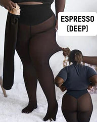 One-Seam Waist-Snatching Fleece Leggings
