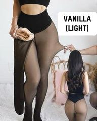 One-Seam Waist-Snatching Fleece Leggings