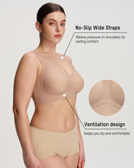 AirEase™ Wireless Full-Cover Tank Bra