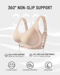 Wireless Full-Coverage Jelly Smoothing Bra Multipack