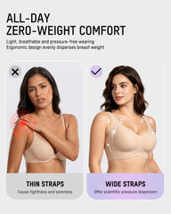 Wireless Full-Coverage Jelly Smoothing Bra Multipack