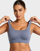 Wireless One-Piece Ventilated Sports Bra
