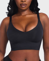 Wireless V-Neck Back & Side Smoothing Bra