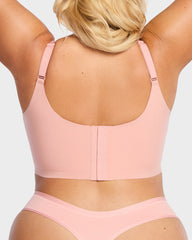 Wireless V-Neck Back & Side Smoothing Bra