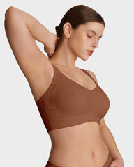 Wireless V-Neck Back & Side Smoothing Bra