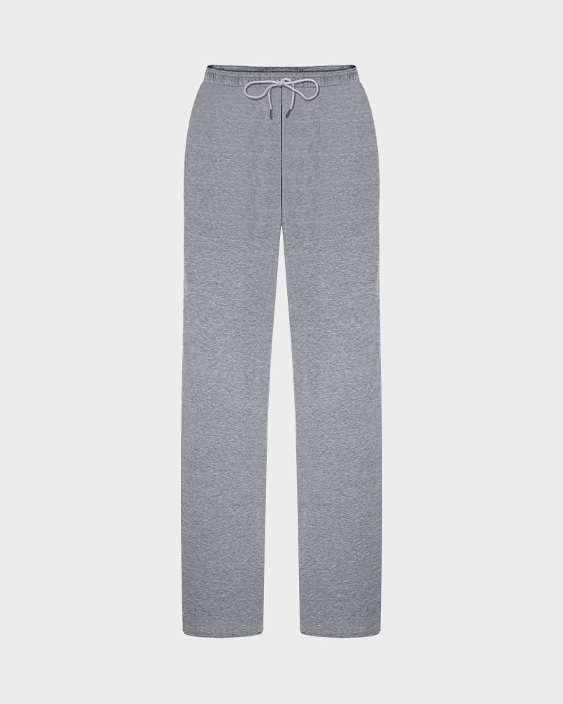 Cozy Modal Cotton Straight Leg Drawstring Lounge Pants