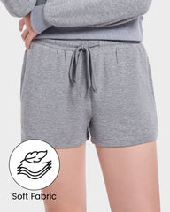 Ultra Soft Stretchy Drawstring Lounge Shorts