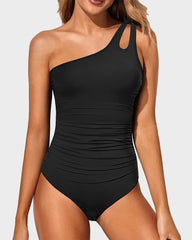 SheCurve® One Shoulder One Piece Swimsuit