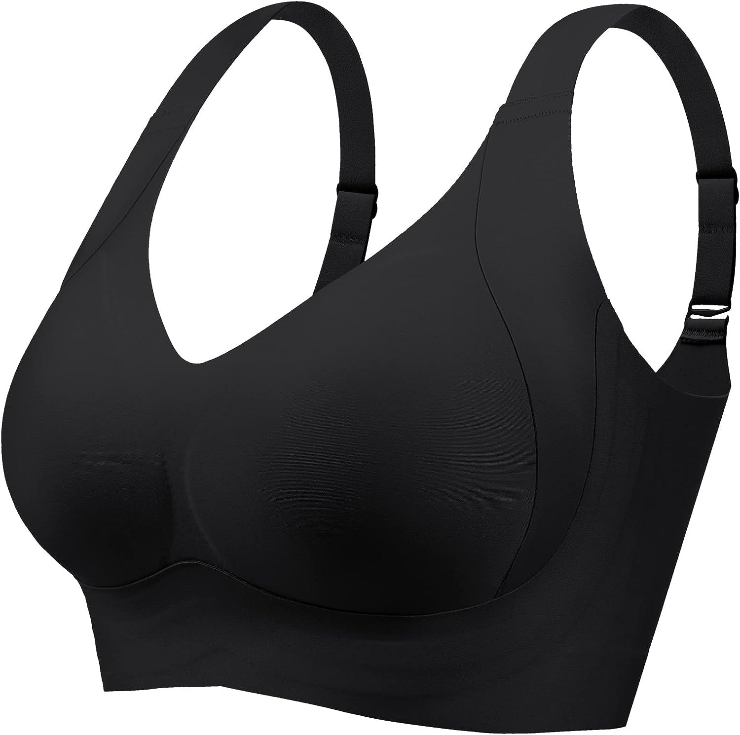 Shecurve®-Daily Comfort Wireless Shaper Bra-BLACK+GREY+SKIN