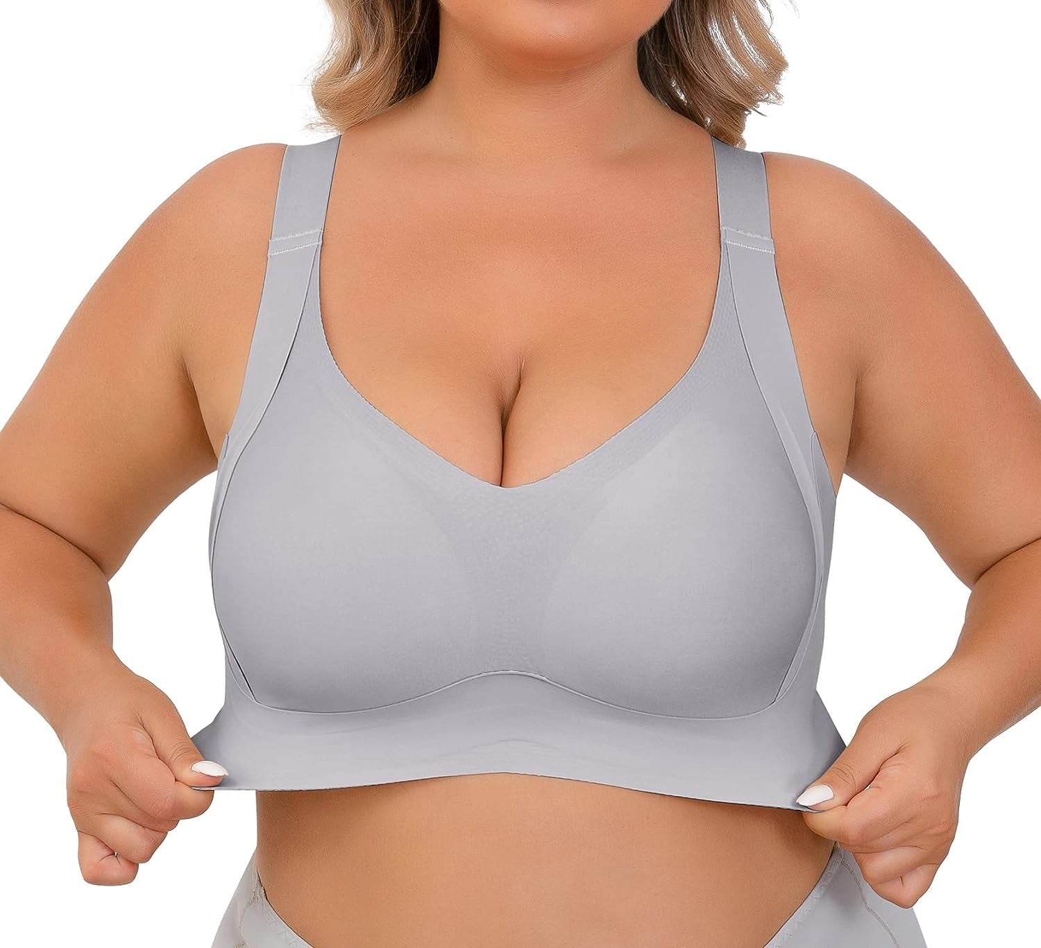 Shecurve®-Daily Comfort Wireless Shaper Bra-BLACK+GREY+SKIN