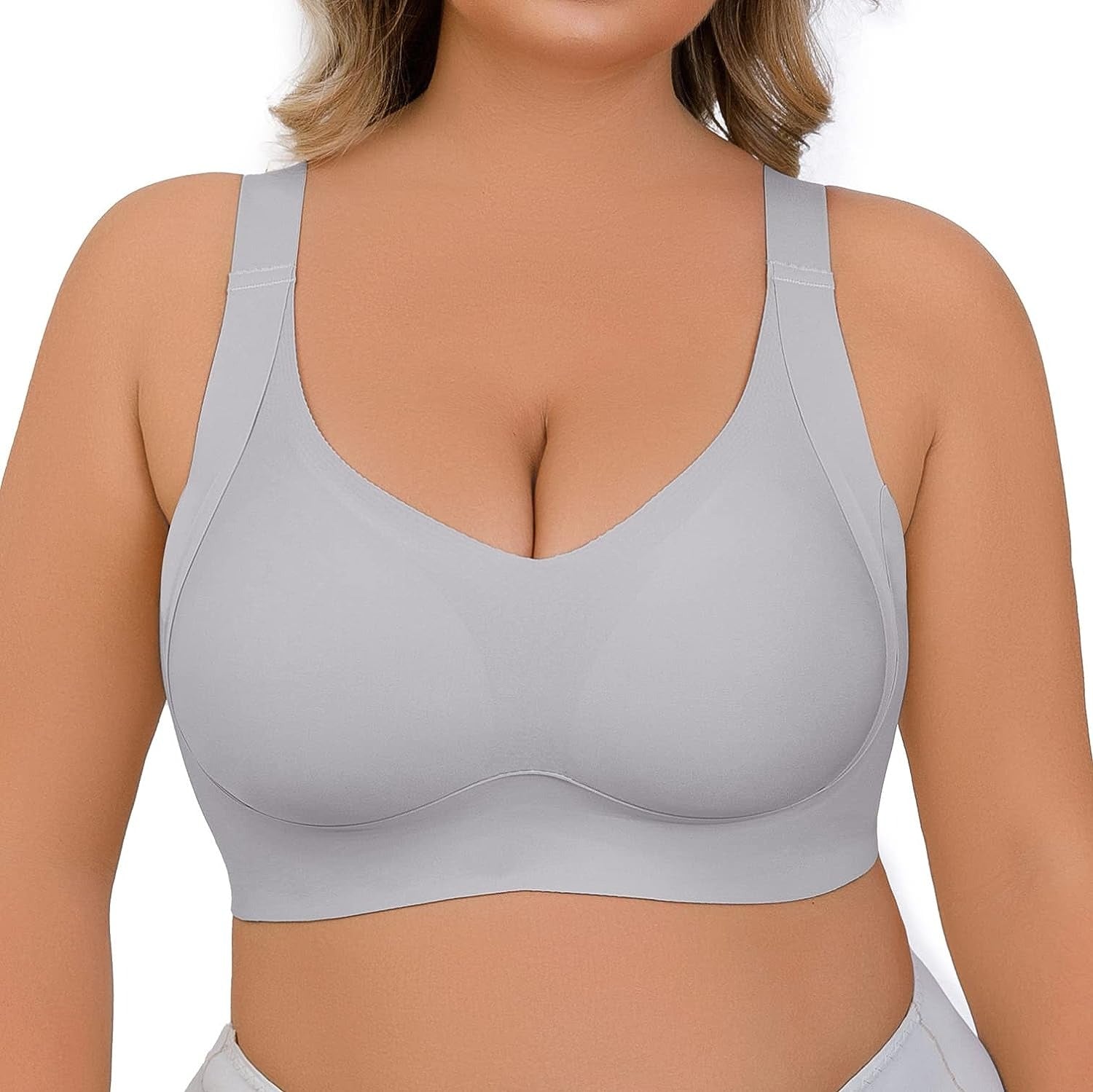 Shecurve®-Daily Comfort Wireless Shaper Bra-BLACK+GREY+SKIN