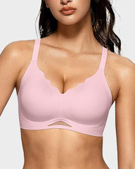 Seamless Soft Comfort Wireless Mesh Bra