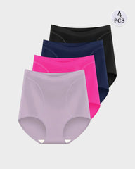 High Waist Seamless Tummy Control Shaping Panty(4 Pack)