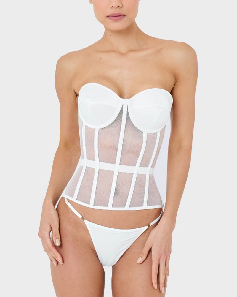 SheCurve®Sleek Mesh Supportive Push-Up Corset