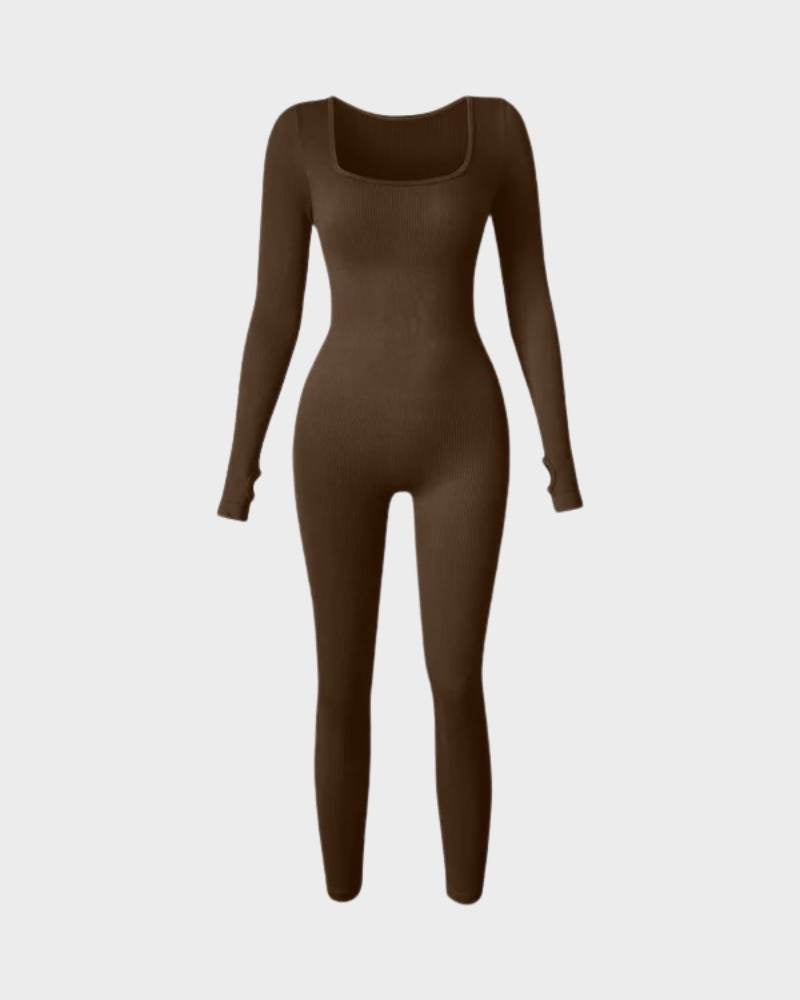 SheCurve® Long Sleeve Full Body Shaper Bodysuit