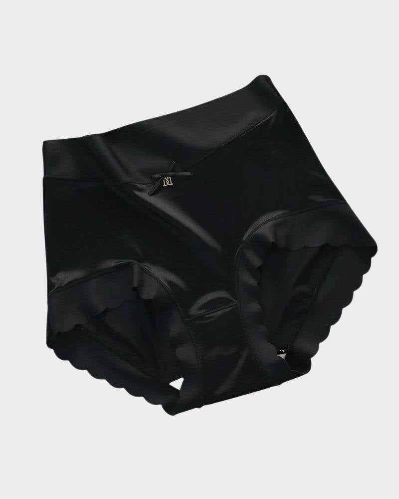 SheCurve® Women's Seamless High-waisted Oversized Cotton Silk Antibacterial Underwear