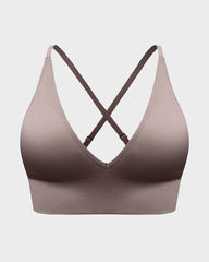 Deep V Wireless Sports Bra (2 Pack)