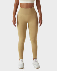 Seamless Knit Breathable Butt Lifting Fitness Leggings