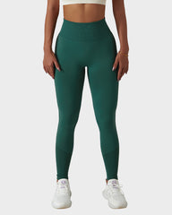 Seamless Knit Breathable Butt Lifting Fitness Leggings