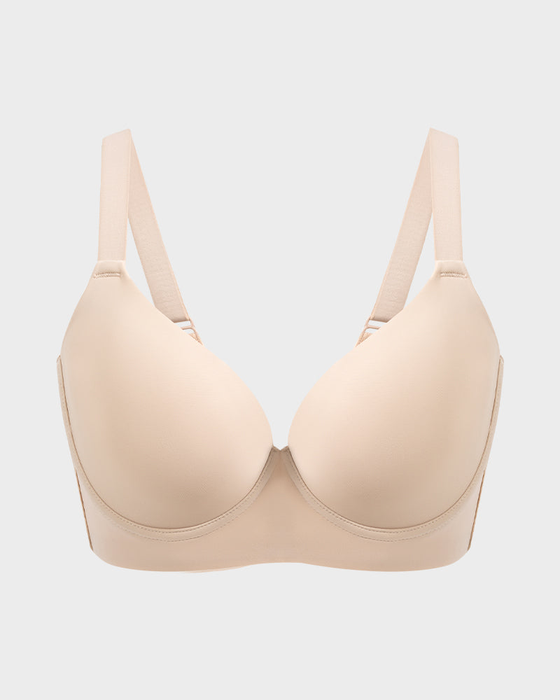 Back Smoothing Push-Up Plunge Bra