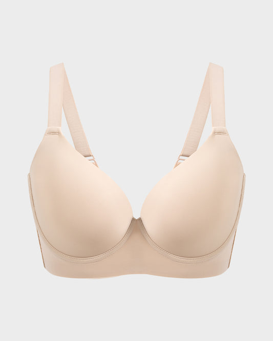 Back Smoothing Push-Up Plunge Bra