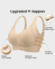 Shecurve®-Daily Comfort Wireless Shaper Bra-BLACK+GREY+SKIN