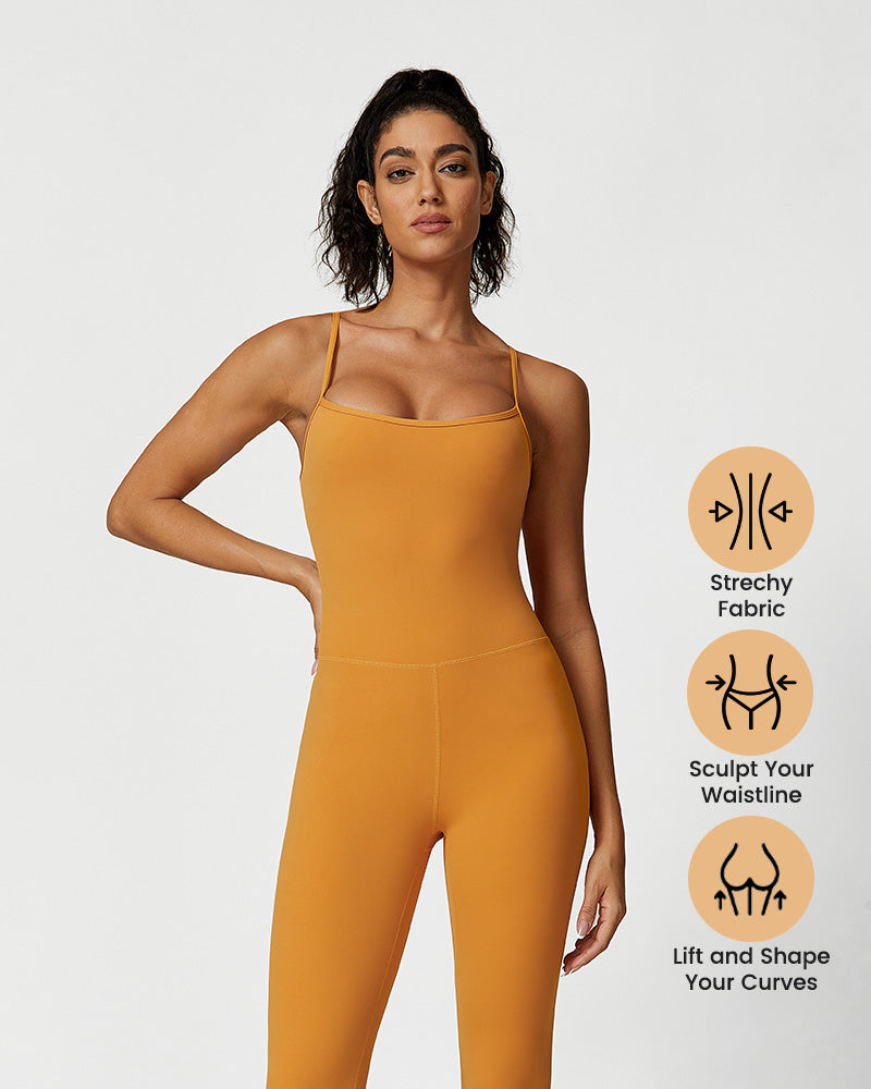 SheCurve®Lightweight Comfort Workout Jumpsuit