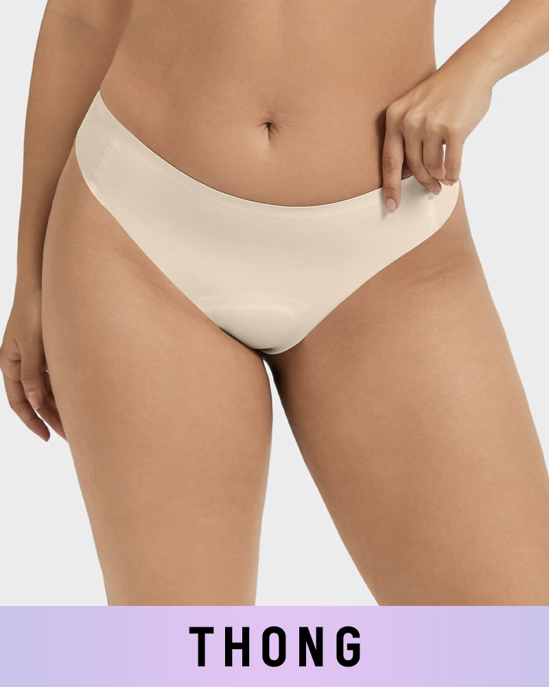 Seamless Invisible Comfort Thongs (5 Pack)