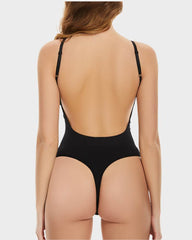 SheCurve® Seamless Low Back Thong Bodysuit