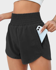 Lightweight Double-Layer Quick-Dry Yoga Shorts