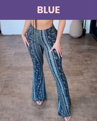 SheCurve®Booty Lifting Boho Flare Pants