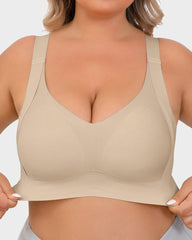 Shecurve®-Daily Comfort Wireless Shaper Bra-BLACK+GREY+SKIN