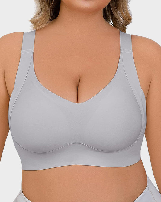 Shecurve®Enhanced w Support Adjustment Comfort Bra-Grey