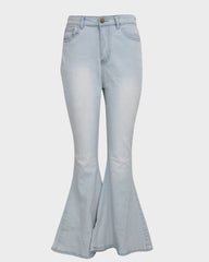 SheCurve® Slim Fit Bootcut Skinny Jeans
