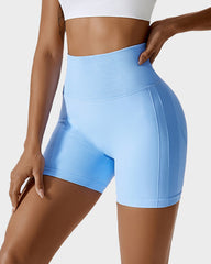 Seamless Knit Breathable Butt Lifting Fitness Shorts