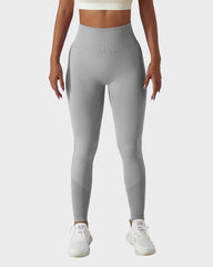 Seamless Knit Breathable Butt Lifting Fitness Leggings