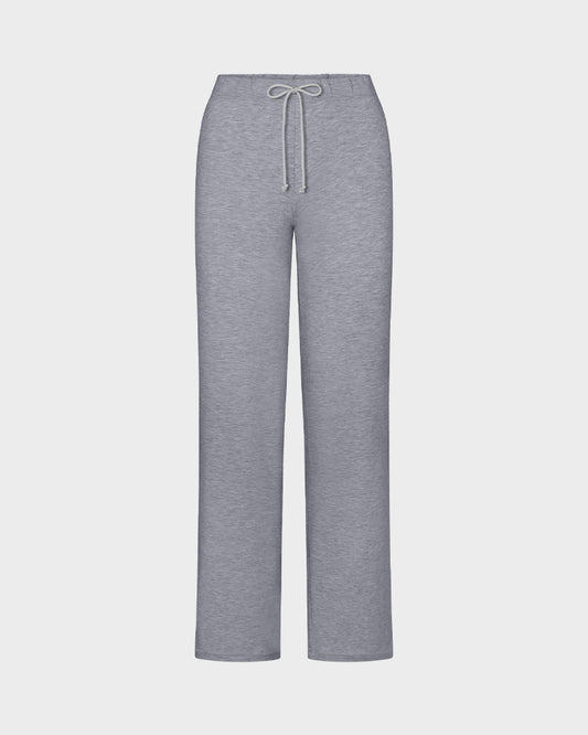 Cozy Modal Cotton Straight Leg Drawstring Lounge Pants