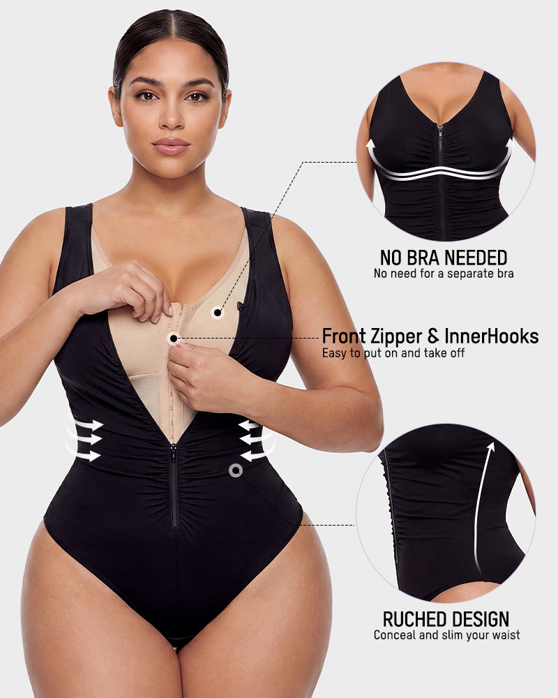 2-in-1 Shapewear Tummy Control Swimsuit
