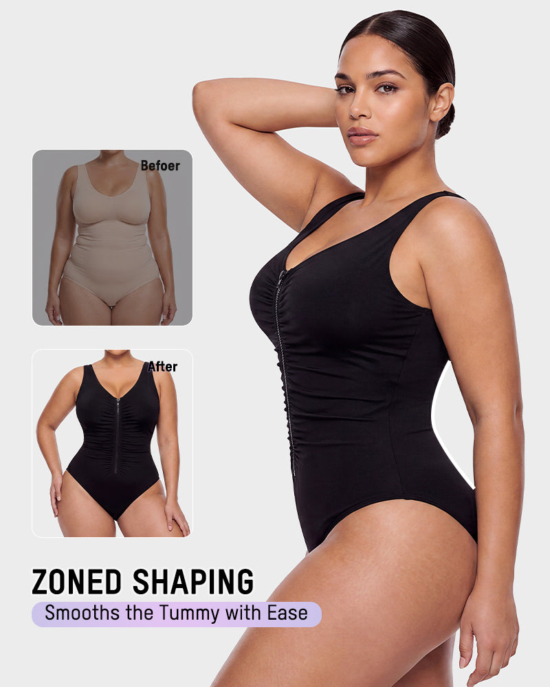 2-in-1 Shapewear Tummy Control Swimsuit