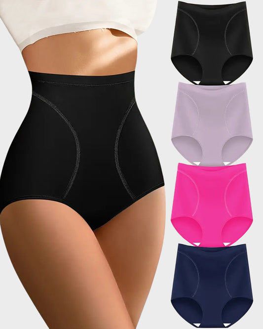 High Waist Seamless Tummy Control Shaping Panty(4 Pack)