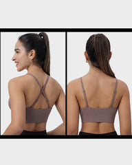 Deep V Wireless Sports Bra (2 Pack)