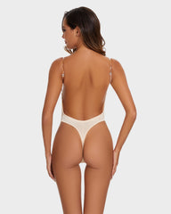 SheCurve® Strapless U Plunge Thong Bodysuit