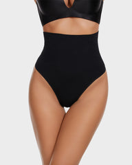 Seamless High-Waisted Shaper Thong Panty