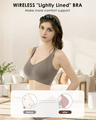 Comfort Full Coverage Wireless Lightly Lined Bra