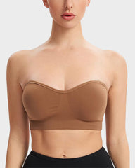 SheCurve® Non-Slip Bandeau Seamless Wireless Strapless Bra