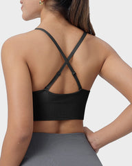 Deep V Wireless Sports Bra (2 Pack)